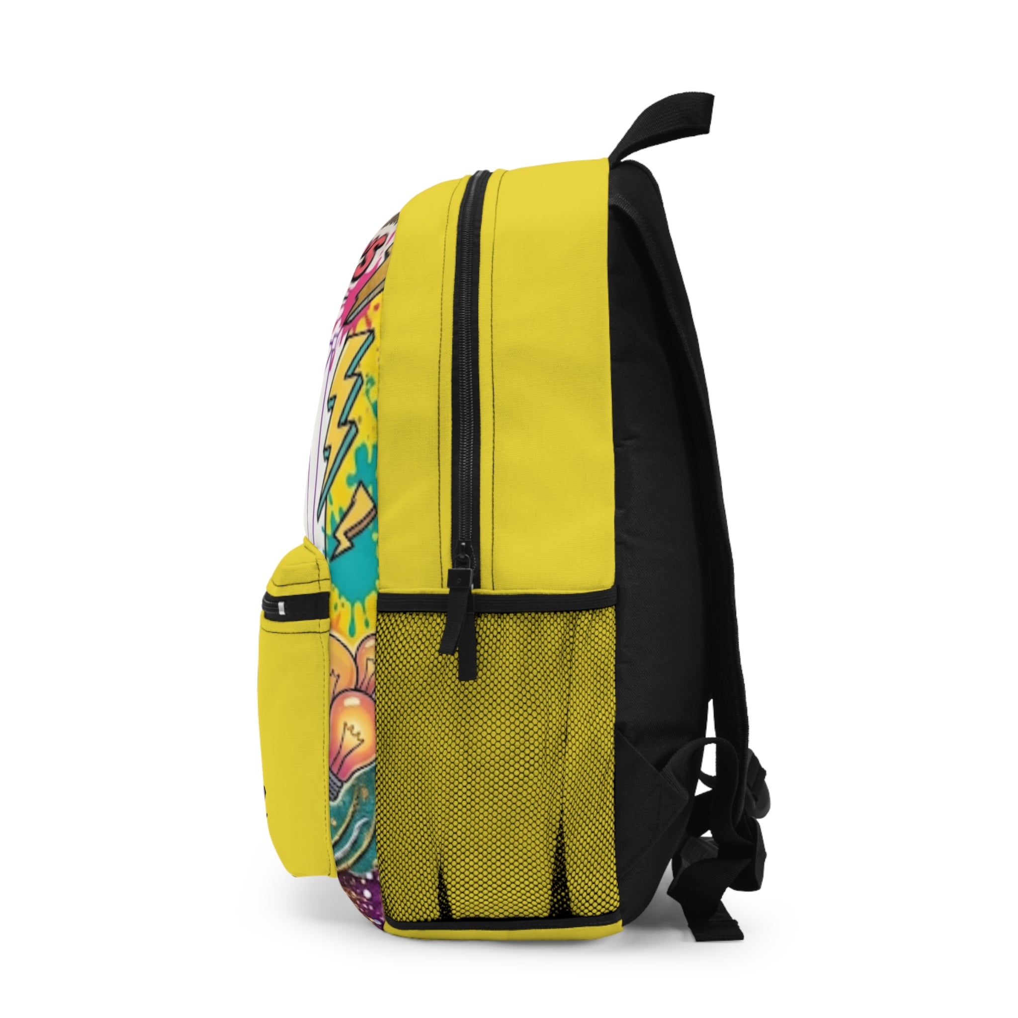 The Creator's Journey Backpack — Personalized "Ashley" Yellow Artist Journal Pack