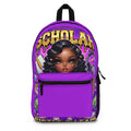 Scholar Queen Backpack — Purple Cute Student Backpack with ‘Scholar’ Design