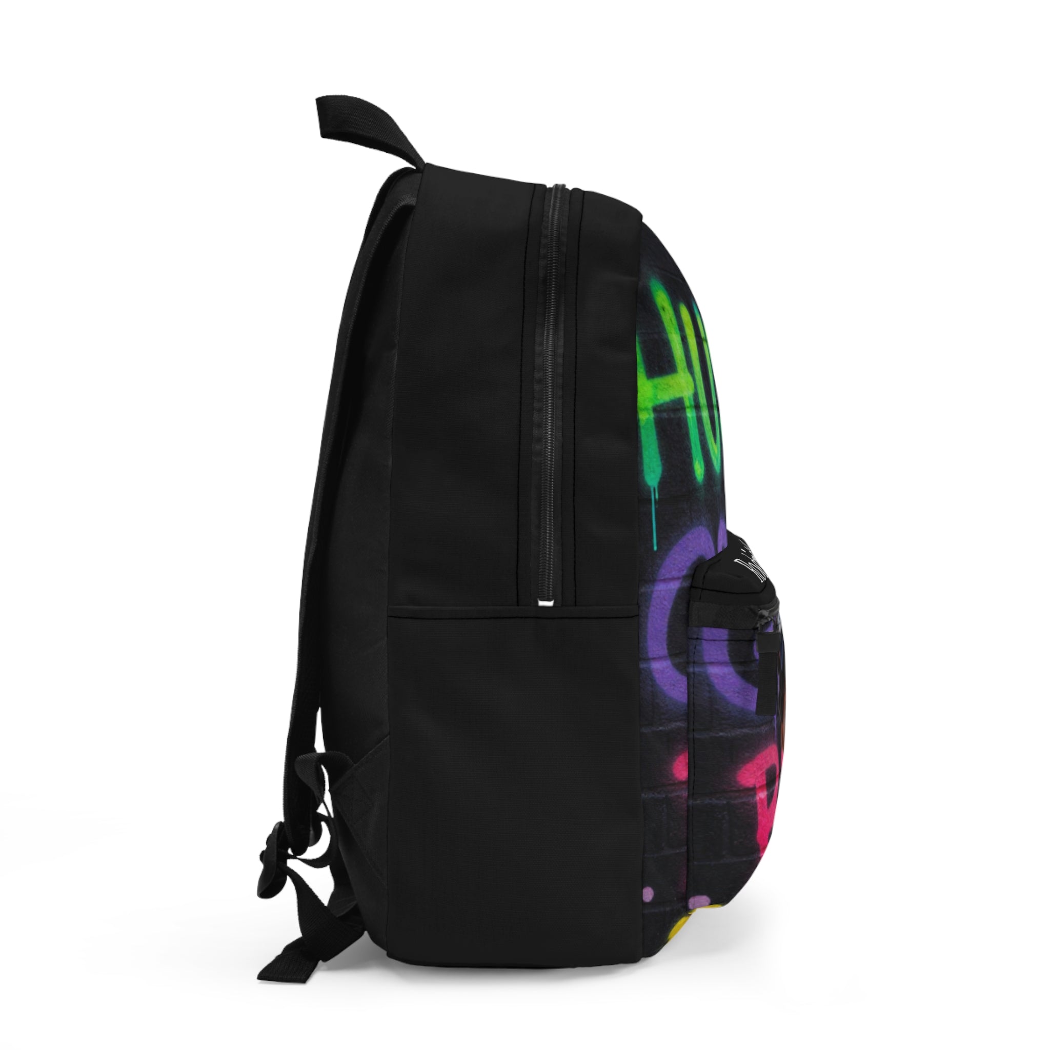 Hustle Like a Boss Kids Backpack — Personalized Street Art Cartoon Backpack